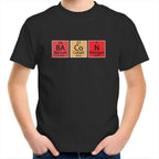 Bacon, Periodic Table - Kids Youth T-Shirt Black Kids Youth T-shirt Food Printed In Australia Science