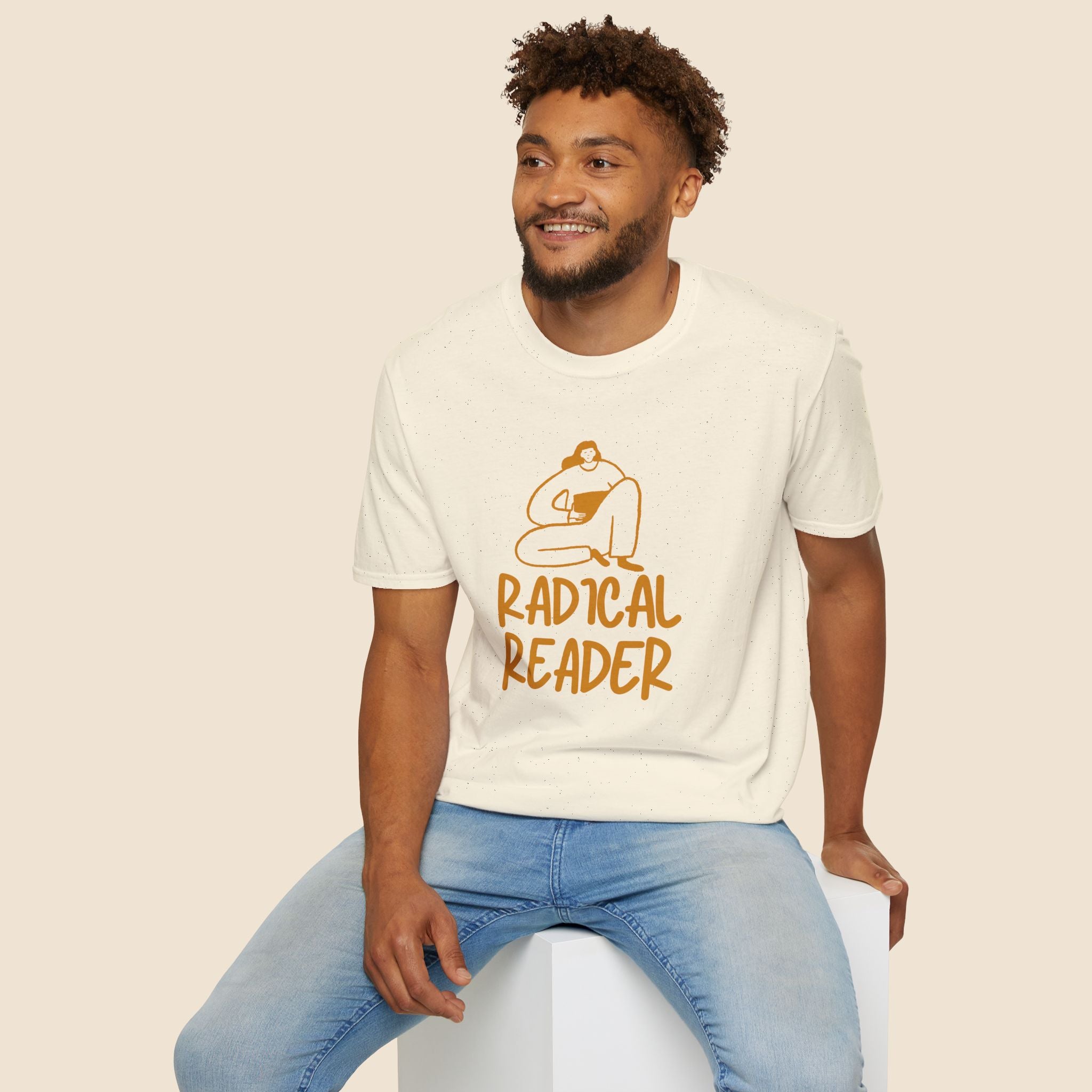 Radical Reader Unisex T-Shirt Unisex Adult T-shirt Globally Fulfilled Reading