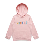 Chess - Kids Hoodie Pink Kids Hoodie Printed In Australia