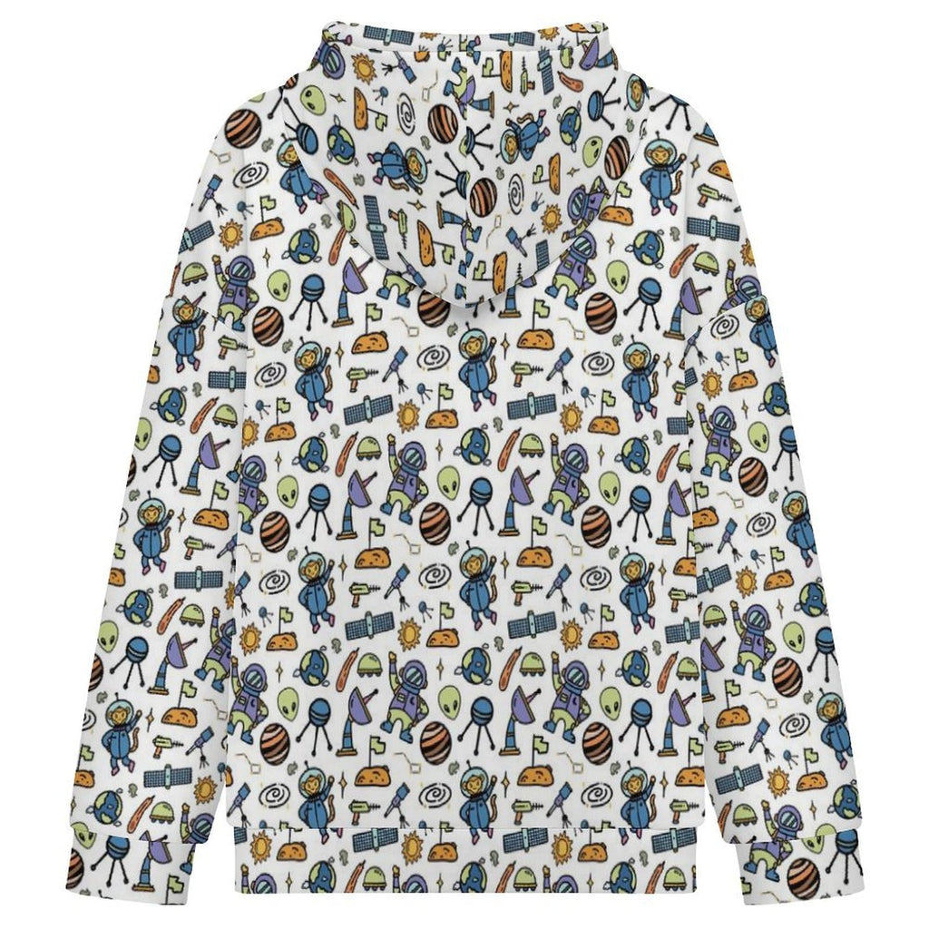 All About Space Women's Full-Zip Hoodie