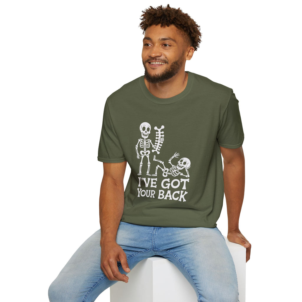 Skeleton, I've Got Your Back - Unisex Softstyle T-Shirt