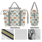 Cute Cat Faces Duffle Bag-Simple (Model 1715) Duffle Bag-Simple (1715)