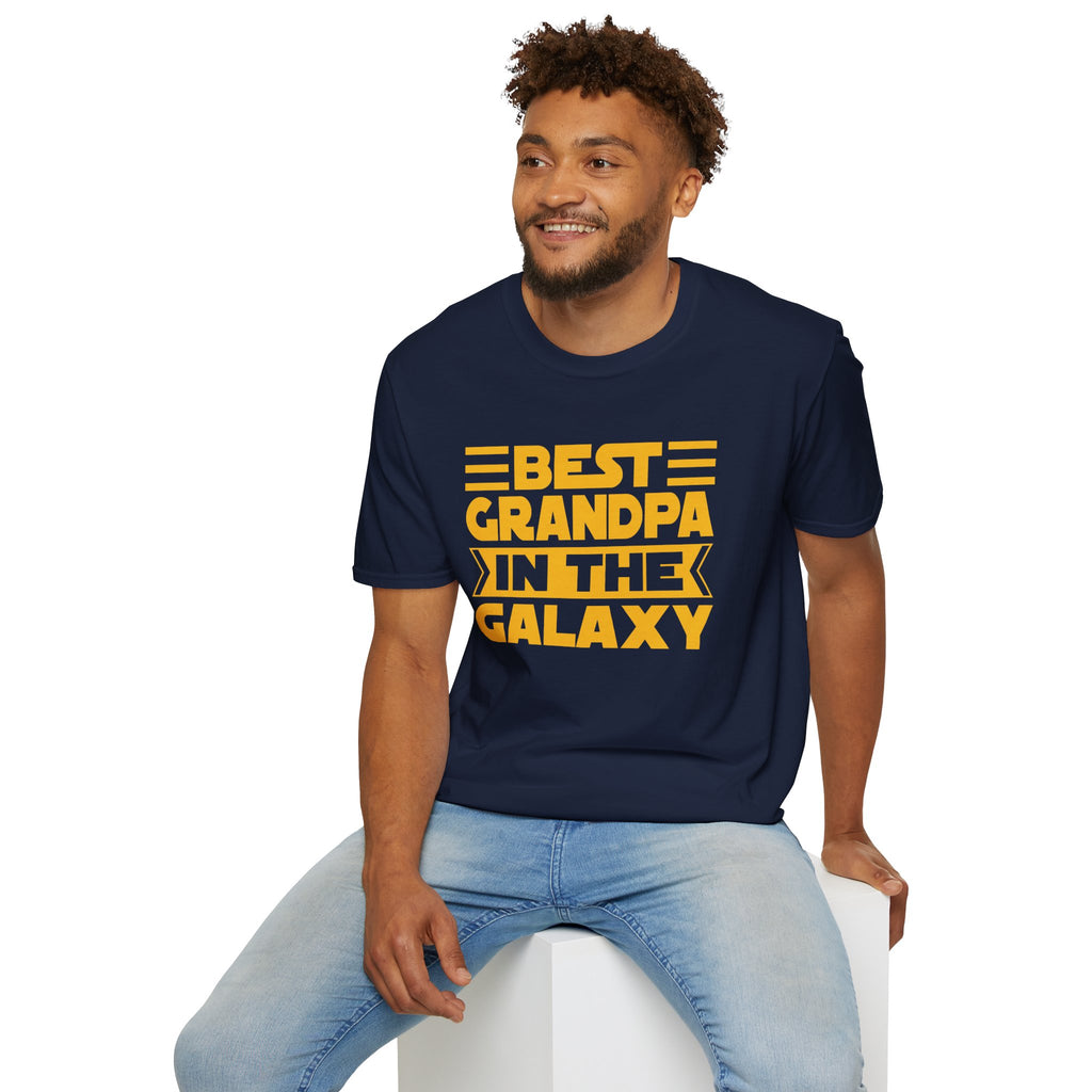 Best Grandpa In The Galaxy - Unisex Softstyle T-Shirt