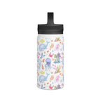 Under The Sea, Ocean Animals Stainless Steel Water Bottle, Handle Lid Stainless Steel Water Bottle With Handle Lid Globally Fulfilled Ocean