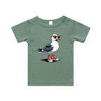 Seagull With Sunglasses And High Tops AS Colour Baby T-shirt