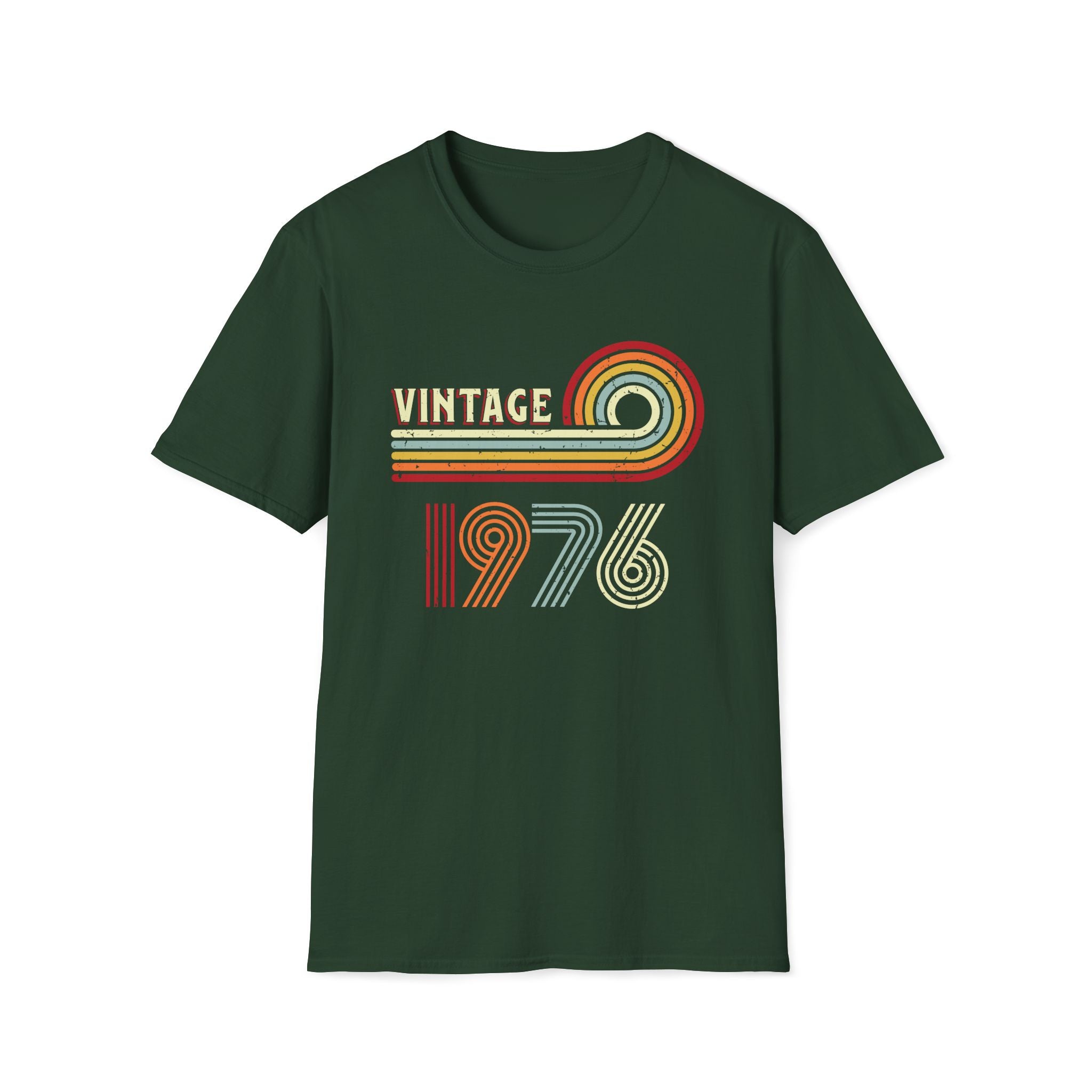 Turning 50, Vintage 1976 - Unisex Softstyle T-Shirt