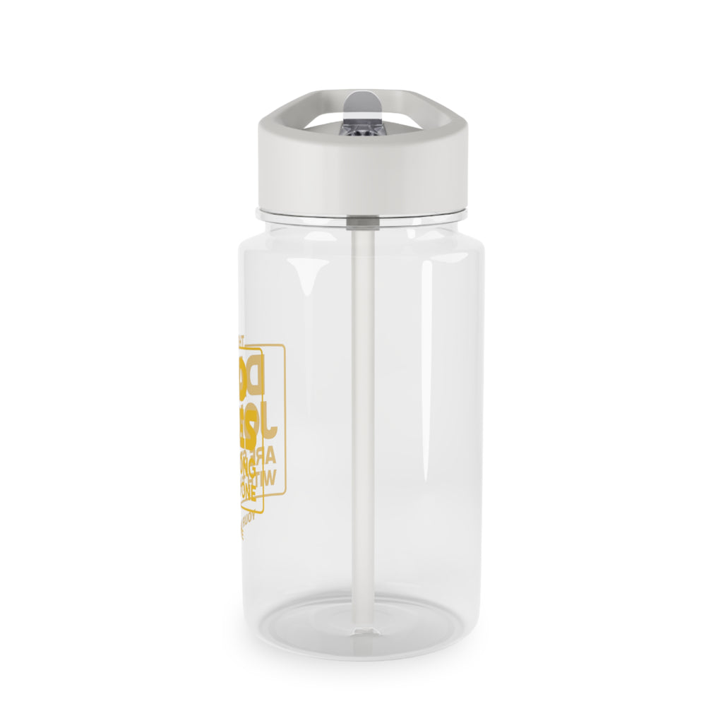 Personalised - The Dad Jokes Are Strong With This One - Clear Tritan Water Bottle