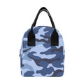 Blue Camouflage Zipper Lunch Bag One Size Zipper Lunch Bag Printed Offshore