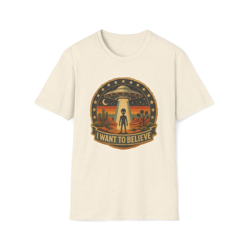 I Want To Believe UFO Alien Abduction Unisex T-Shirt Unisex Adult T-shirt Globally Fulfilled Sci Fi