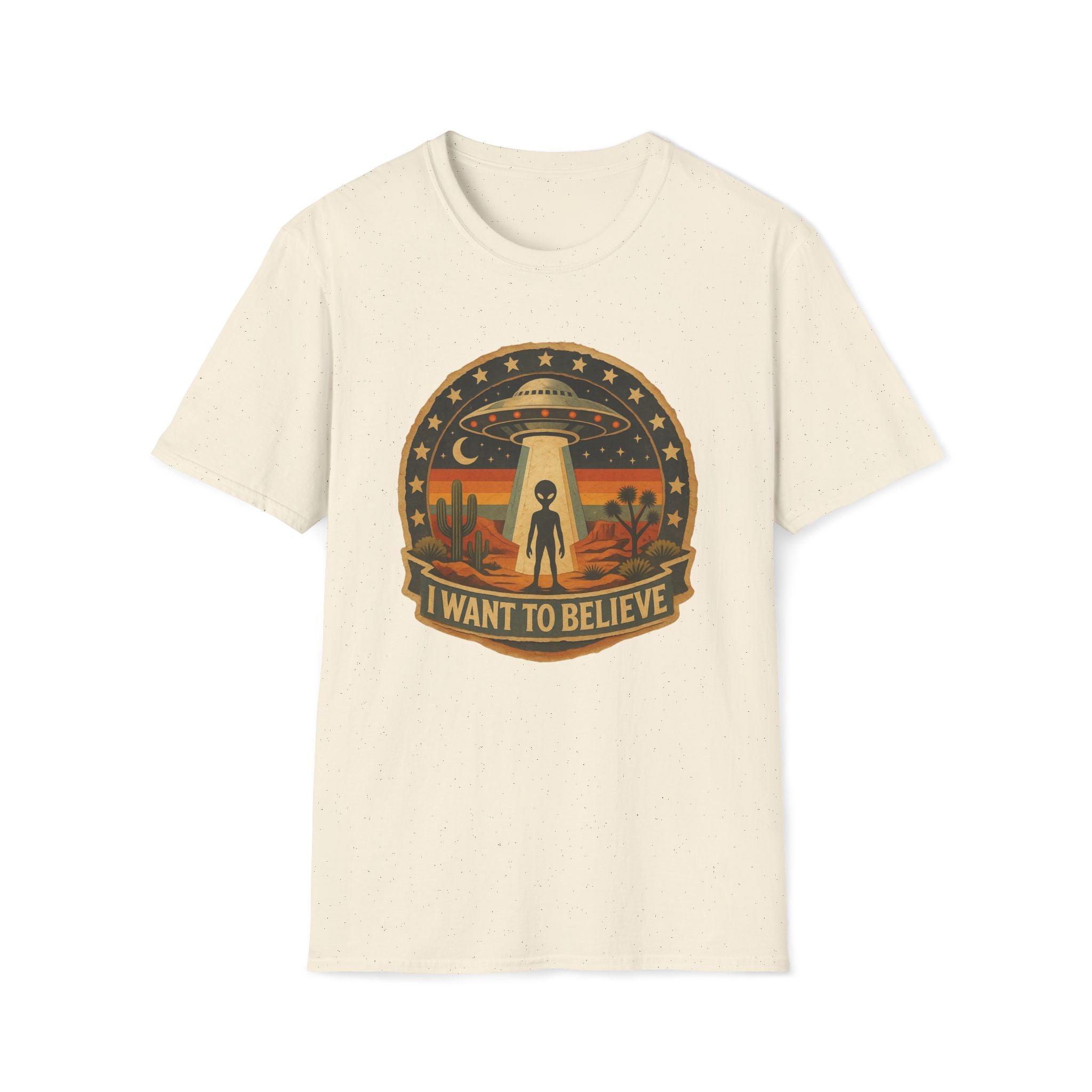 I Want To Believe UFO Alien Abduction Unisex T-Shirt Unisex Adult T-shirt Globally Fulfilled Sci Fi