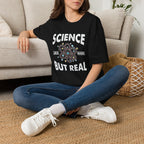 Science, Like Magic But Real Unisex T-Shirt Black Unisex Adult T-shirt Globally Fulfilled Science