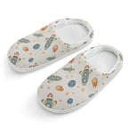Rockets Kids Cotton Slippers white Kids Cotton Slippers Printed Offshore Space