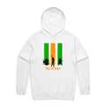 Full Of Rock Men's AS Colour Hoodie White Mens Hoodie Music Printed In Australia