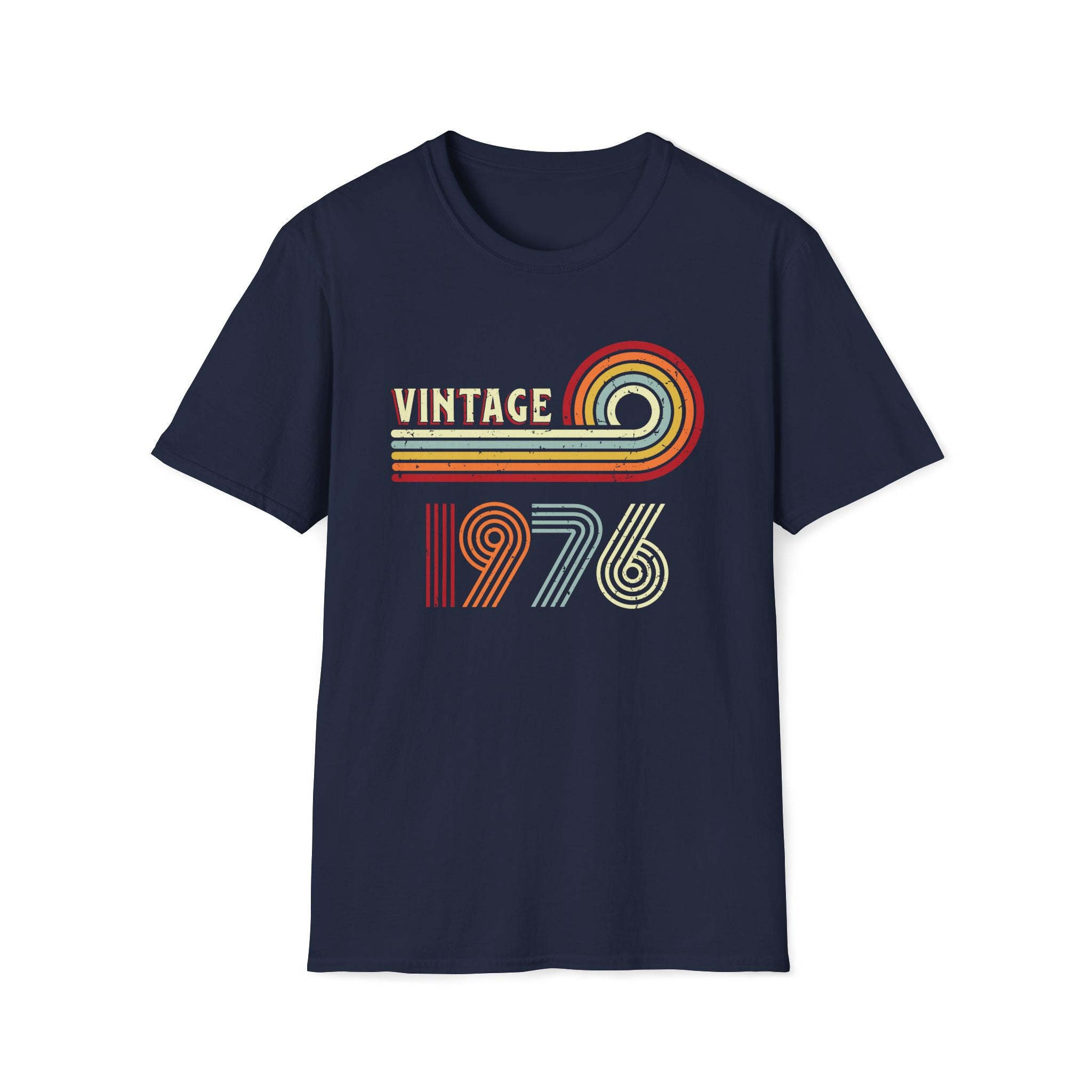 Turning 50, Vintage 1976 - Unisex Softstyle T-Shirt