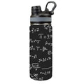 Equations Insulated Water Bottle with Dual-Use Lid (18oz) One Size Insulated Water Bottle with Dual-Use Lid (18oz) Maths Printed Offshore