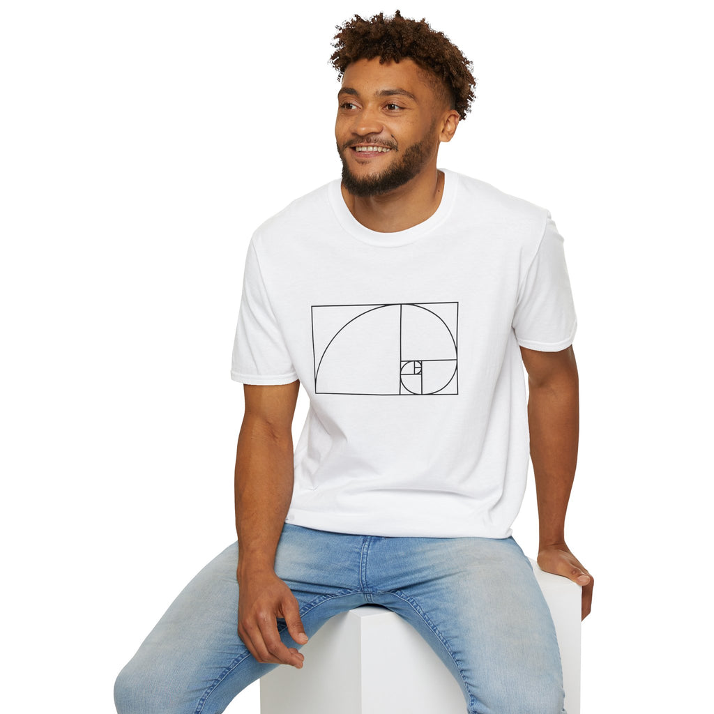 Fibonacci Unisex Softstyle T-Shirt T-Shirt Australian Printer Maths Science
