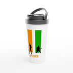 Full Of Rock - White 15oz Stainless Steel Travel Mug Travel Mug Globally Fulfilled Music