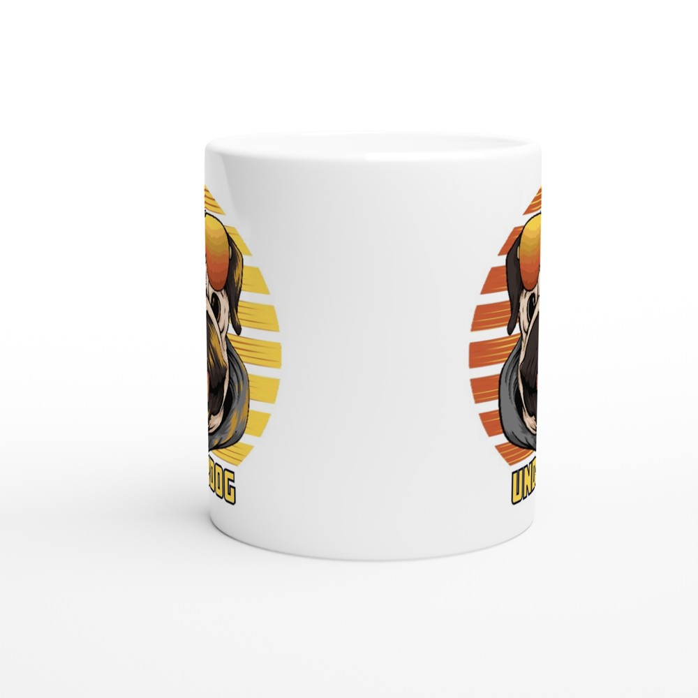 Underdog - White 11oz Ceramic Mug White 11oz Mug animal Globally Fulfilled