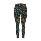 Squiggle Time - Women's High Waist Pockets Yoga Leggings