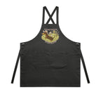 Dachshund, I've Got Friends In Low Places AS Colour Carrie Apron Coal One Size Apron animal Printed In Australia