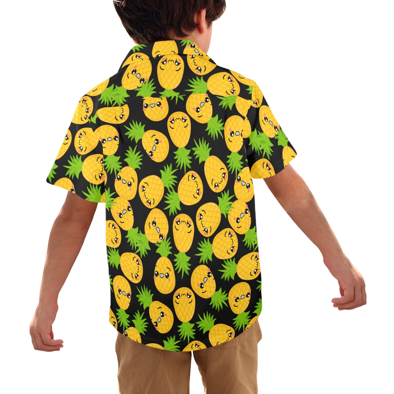 Cool Pineapples - Junior Kids Hawaiian Shirt