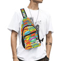 Comic Book 2 Chest Bag One Size Cross Body Chest Bag comic Printed Offshore