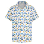 UFO's Women's Short-Sleeve Button Up Shirt
