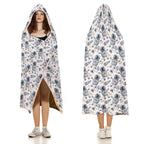 Astronauts And Rockets Kids Hooded Blanket 100cm x 130cm