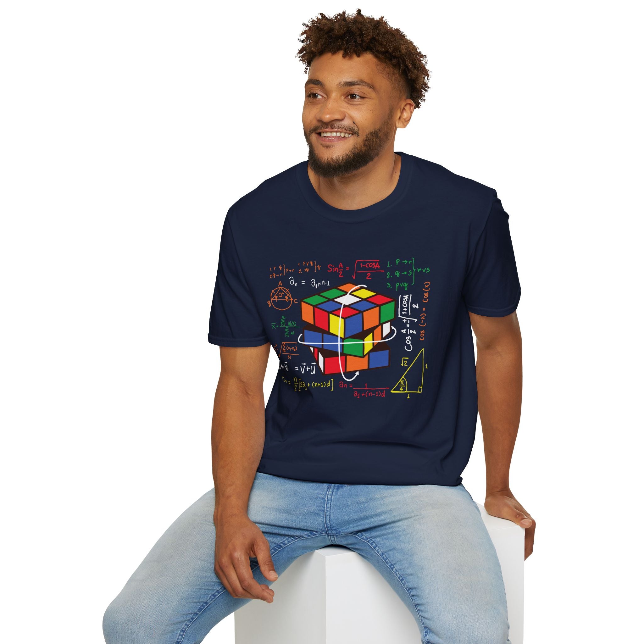 Game Cube Math Illustration Unisex T-Shirt
