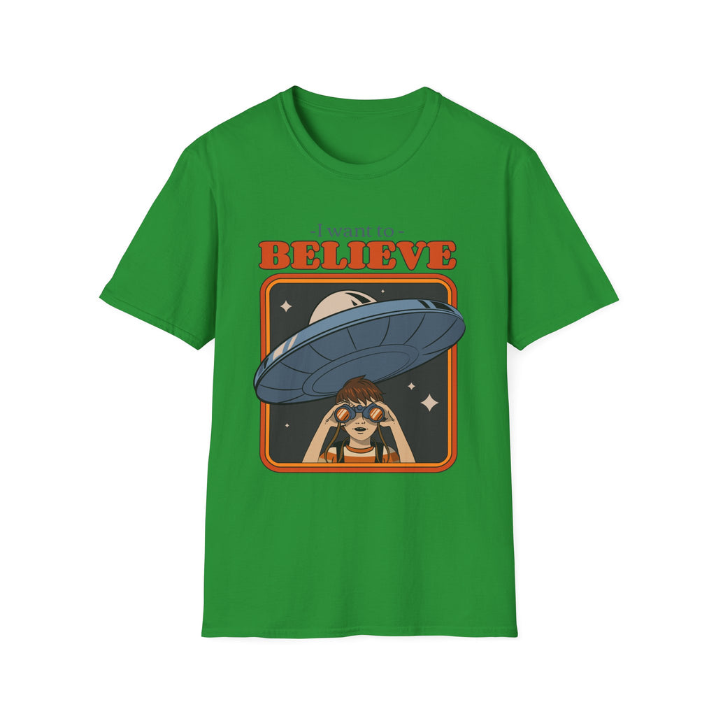 I Want To Believe, UFO - Unisex Softstyle T-Shirt