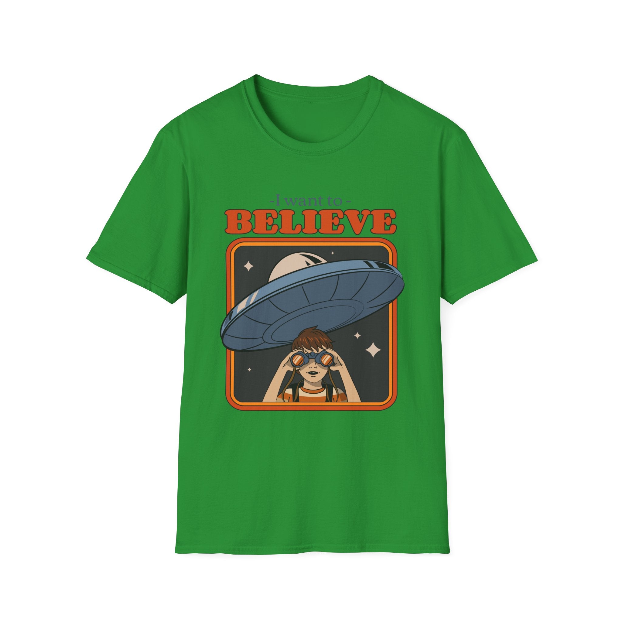 I Want To Believe, UFO - Unisex Softstyle T-Shirt