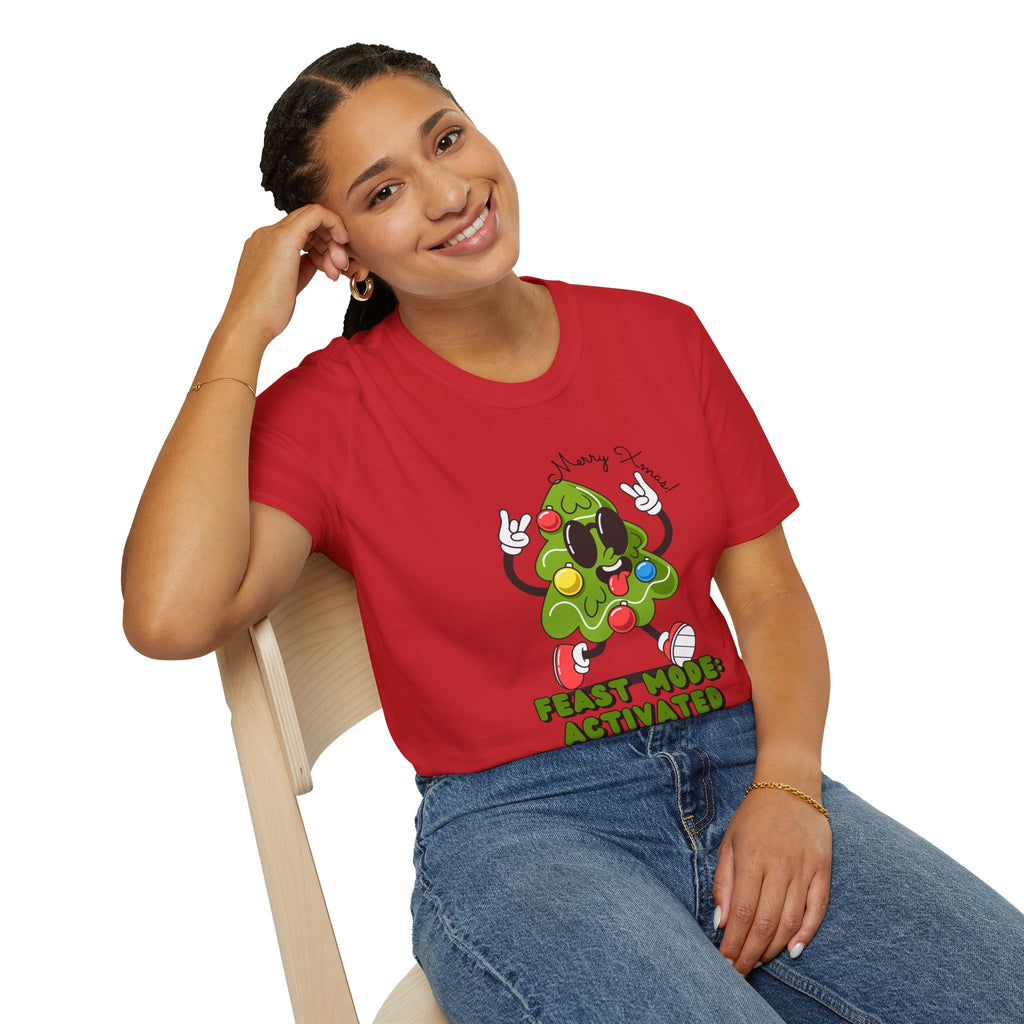 Christmas Feast Mode Activated - Unisex Softstyle T-Shirt