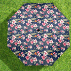 Dark Hawaiian Floral Umbrella Umbrella Plants Printed Offshore
