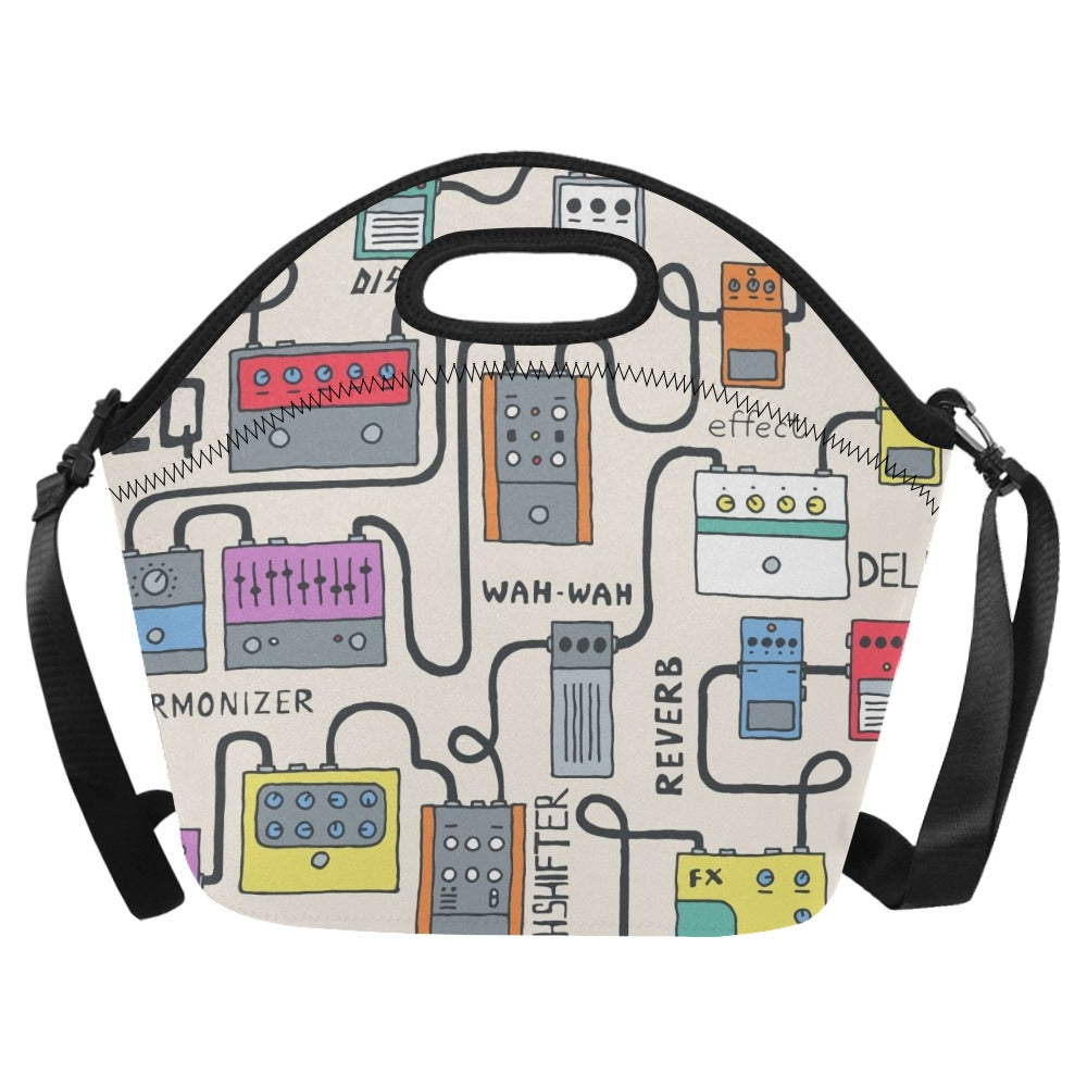 Guitar Pedals - Neoprene Lunch Bag One Size Neoprene Lunch Bag Printed Offshore