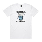 Glass Half Full Men's AS Colour T-shirt