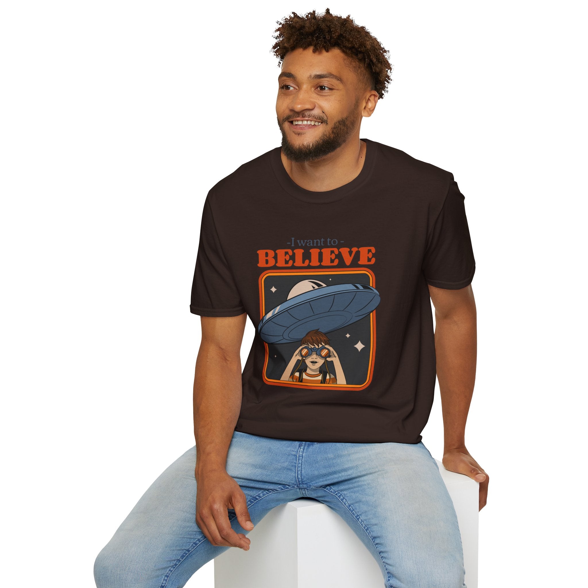 I Want To Believe, UFO - Unisex Softstyle T-Shirt