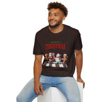 Fab Four Of Christmas Crossing The Road - Unisex Softstyle T-Shirt