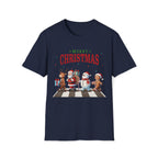 Fab Four Of Christmas Crossing The Road - Unisex Softstyle T-Shirt
