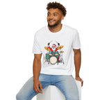 Drummer Santa - Unisex Softstyle T-Shirt