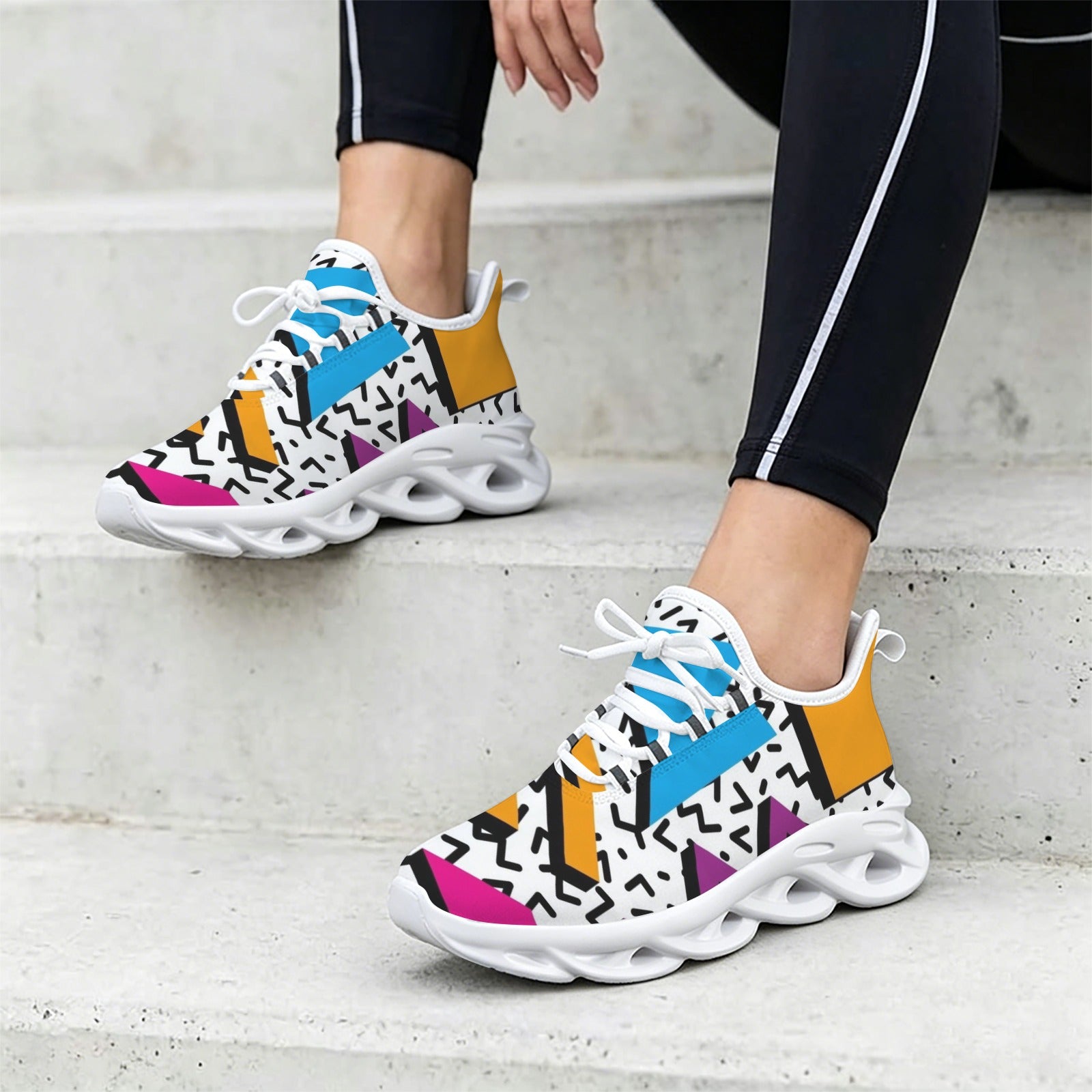Graphic 80's Women's Twisted Sole Sneakers