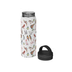 Birds Of A Feather Stainless Steel Water Bottle, Handle Lid Stainless Steel Water Bottle With Handle Lid animal Birds Globally Fulfilled