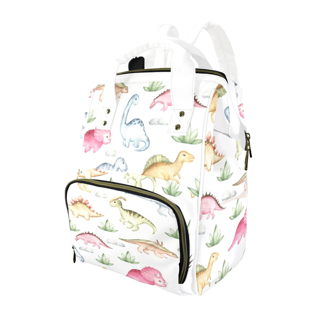 Dinosaur Garden - Multi-Function Backpack, Nappy / Diaper Bag