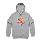 Hand Me The Popcorn - Mens Hoodie Grey Marle Mens Hoodie Food Printed In Australia