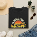 Husband Dad Barista Legend Unisex T-Shirt Unisex Adult T-shirt Coffee Dad Globally Fulfilled