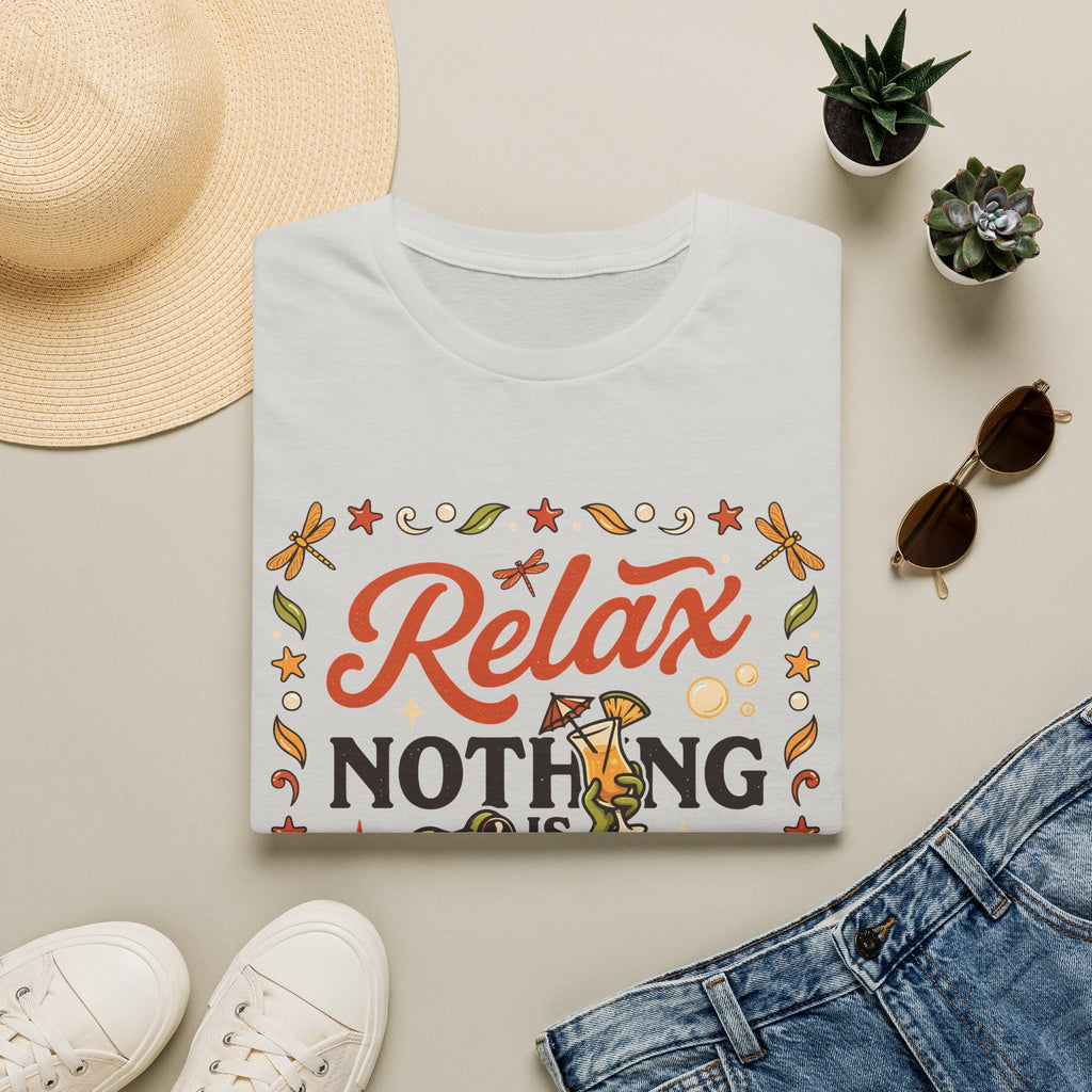 Frog, Relax Nothing Is Under Control Unisex T-Shirt Unisex Adult T-shirt animal Globally Fulfilled