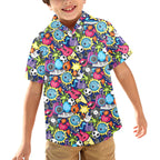 Sticker Music - Junior Kids Hawaiian Shirt