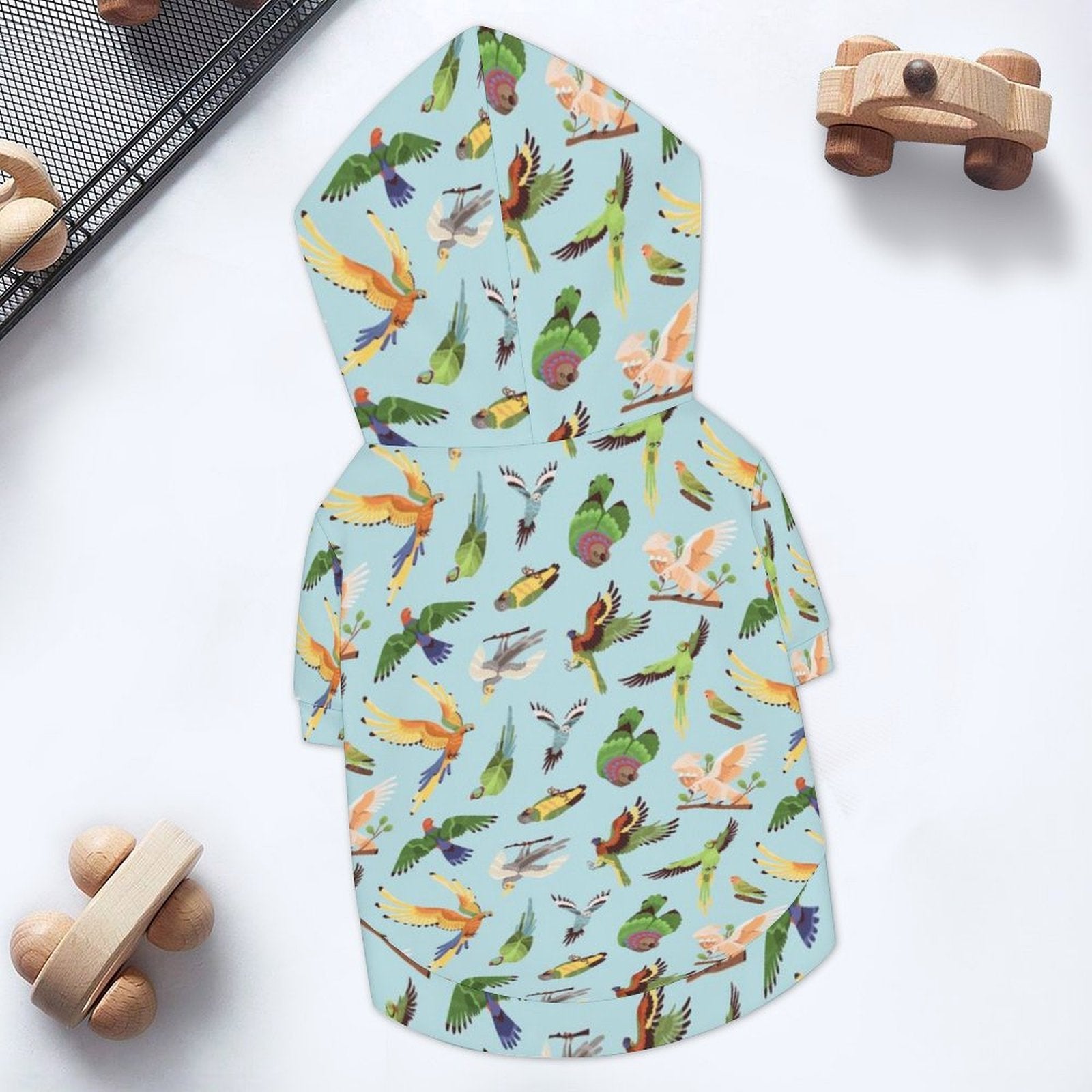 Parrots Pet Hoodie (Small Size)