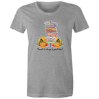 Travel Is Always A Good Idea - Womens T-shirt Grey Marle Womens T-shirt Printed In Australia