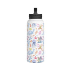 Under The Sea, Ocean Animals Stainless Steel Water Bottle, Handle Lid Stainless Steel Water Bottle With Handle Lid Globally Fulfilled Ocean