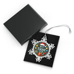 Best Teacher Ever Pewter Snowflake Ornament